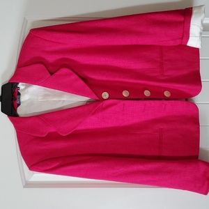 Twill pink blazer